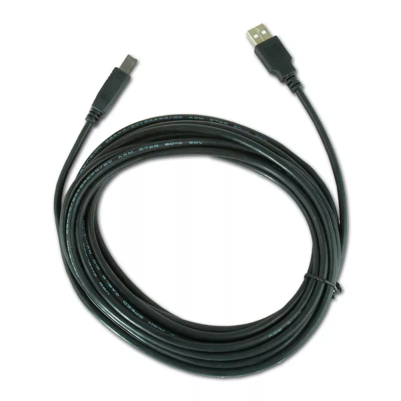 USB-kaabel, Gembird 4,5 m USB 2.0 A/B M, must, isane/isane