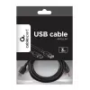 GEMBIRD USB 2.0 Type-A USB Type-A pikenduskaabel (AM/AF), 1 m – must