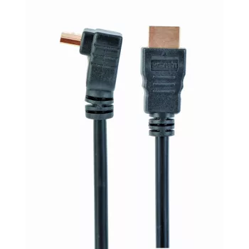 GEMBIRD kiire HDMI-kaabel Ethernetiga, ülespoole 90-kraadise nurga all olev pistik, 3 m
