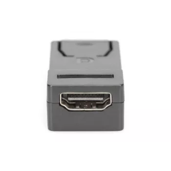 DIGITUS ASSMANN DisplayPort adapter, DP - HDMI tüüp A M/F, lukustusega, CE must