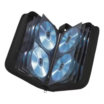 Hama Nylonist CD-kohver 64 plaadile, 64 plaati, must, nailon