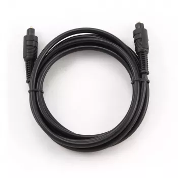 Audio kaabel, Gembird Toslink, 2 m, must, isane-isane pistikud