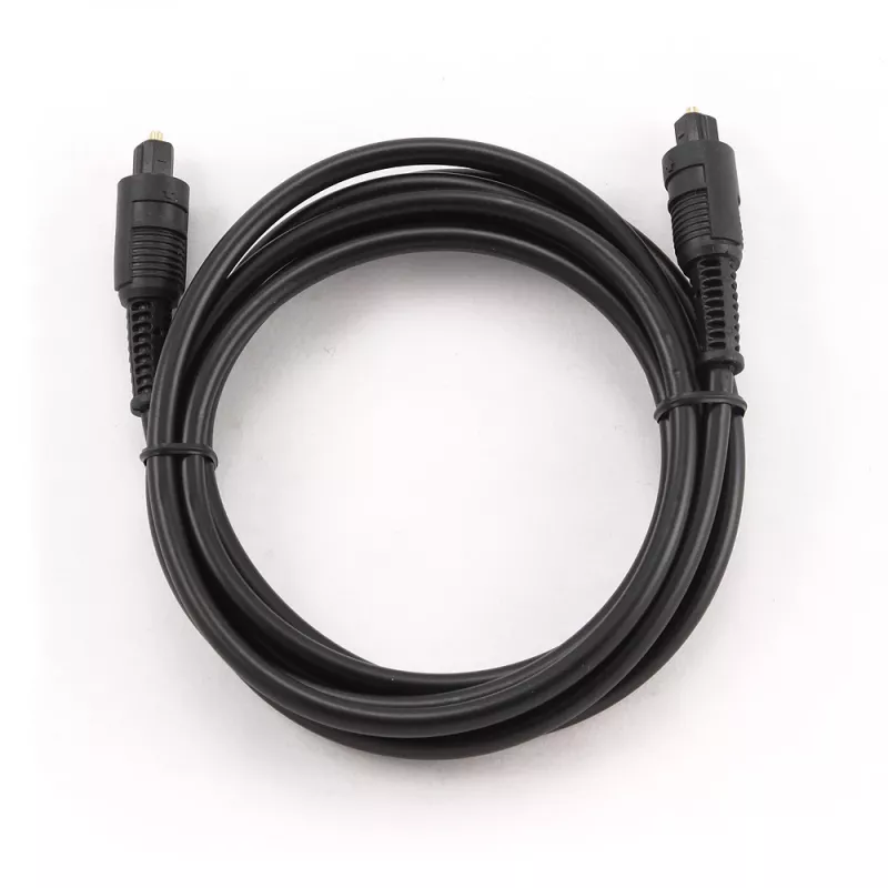 Audio kaabel, Gembird Toslink, 2 m, must, isane-isane pistikud