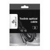 Audio kaabel, Gembird Toslink, 2 m, must, isane-isane pistikud