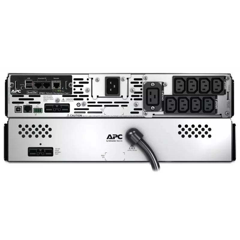 APC Smart-UPS X SMX3000RMHV2UNC - 3000VA, 8x C13, 1x C19 pistikupesa, USB, laiendatav tööaeg, NMC