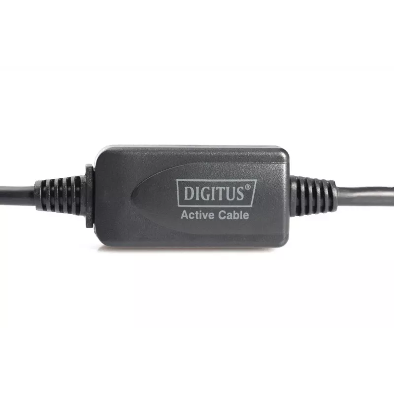 DIGITUS USB 2.0 repiiterkaabel USB A-pistik / A-pesa 10m (DA-73100-1)