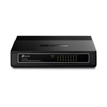 TP-Link 16-porti 10/100Mbps lauavõrgulüliti, haldamata, Fast Ethernet (10/100), täisdupleks, riiulipaigaldus, seinale paigaldatav