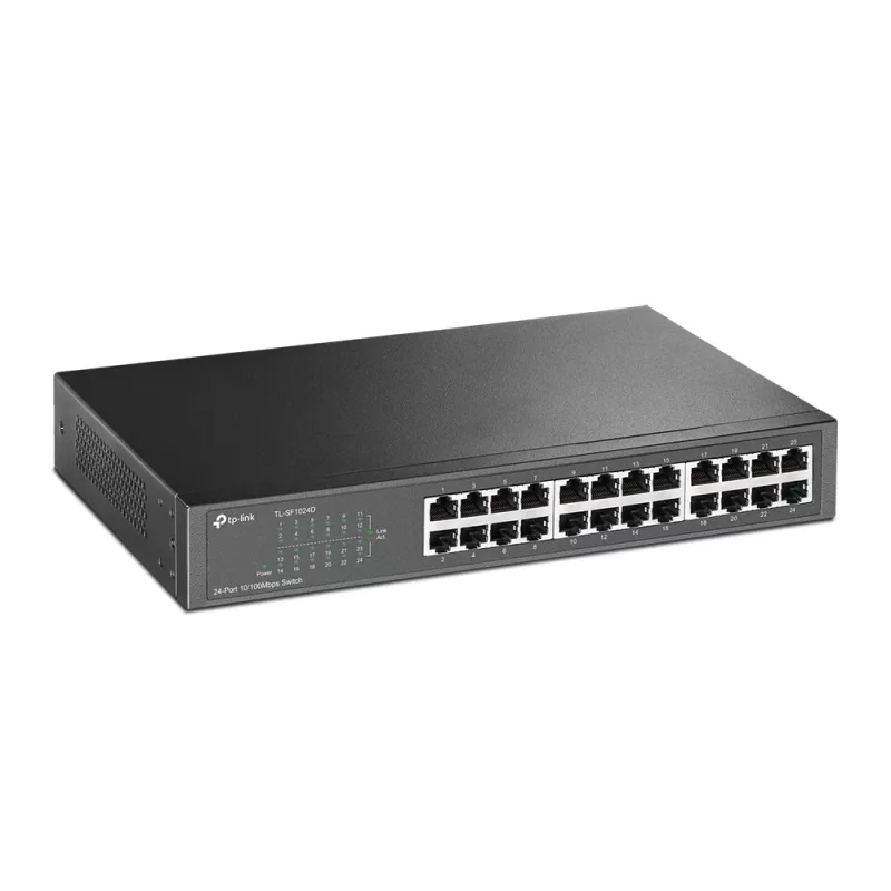 TP-Link TL-SF1024D võrgulüliti, haldamata, Fast Ethernet (10/100), hall