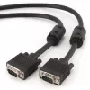 GEMBIRD Premium VGA HD15M/HD15M kahekordse varjestusega ja 2 ferriitsüdamikuga kaabel 2,0 m / Must