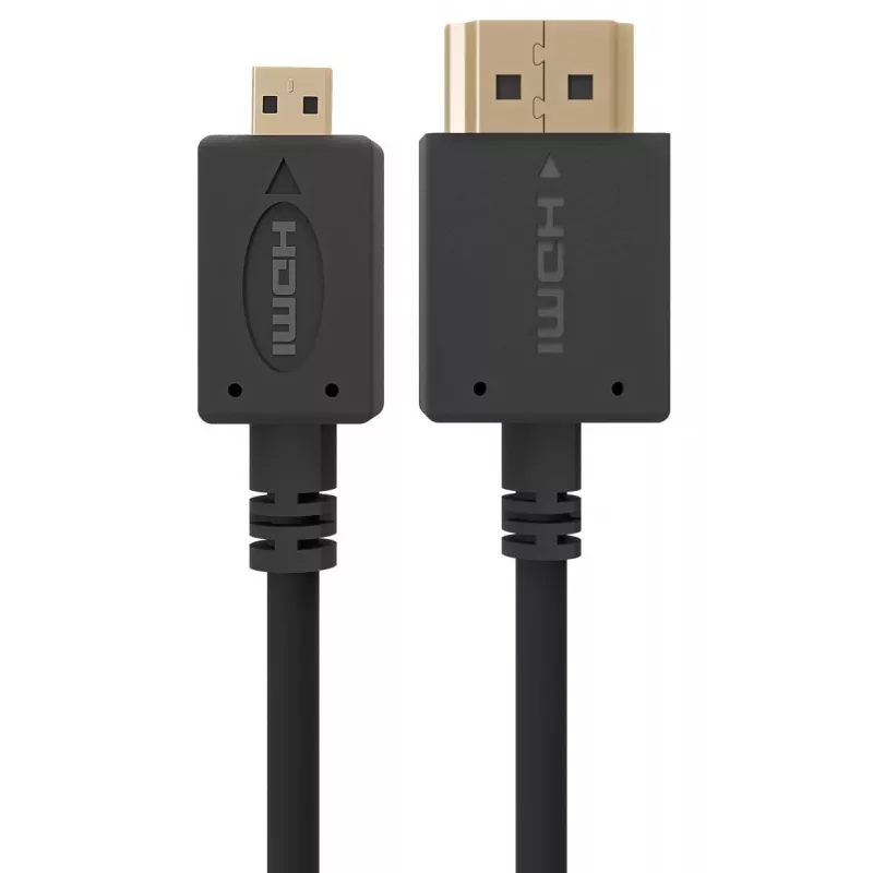 GEMBIRD HDMI-isane-micro D-isasele kaabel kullatud pistikutega 2,0 m must