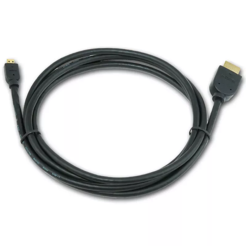 GEMBIRD HDMI-isane-micro D-isasele kaabel kullatud pistikutega 2,0 m must