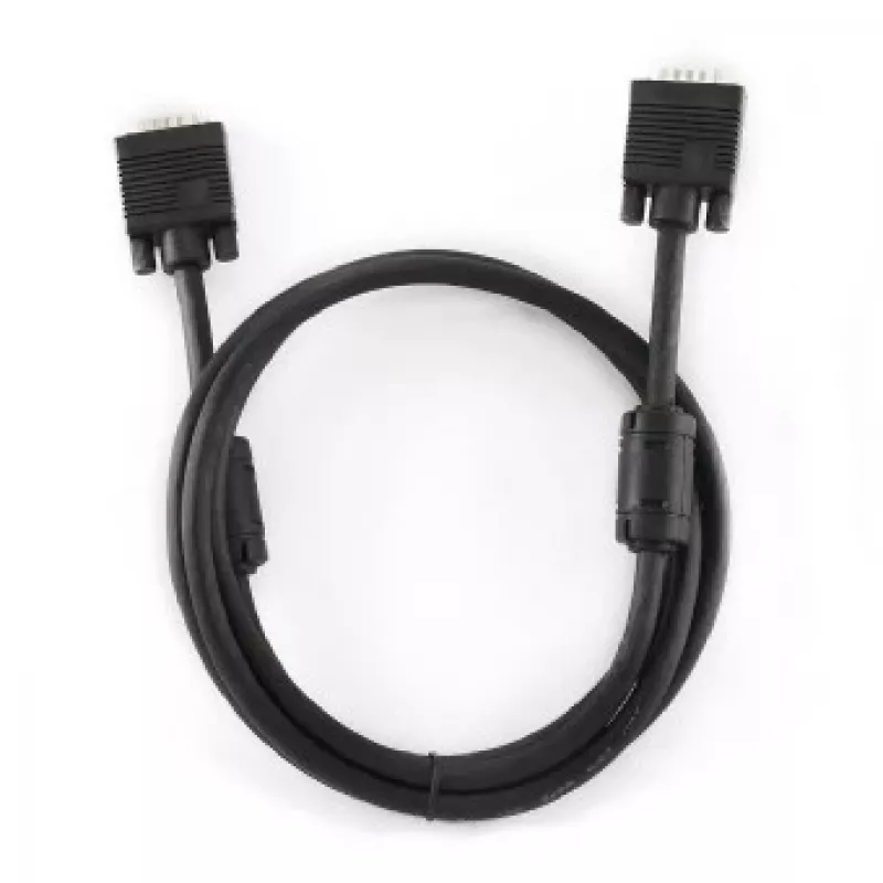 GEMBIRD Premium VGA HD15M/HD15M topeltvarjestatud 2 ferriitsüdamikuga 10 m kaabel/ must