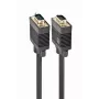 GEMBIRD Premium VGA-kaabel HD15M/HD15M topelvarjestatud 2 ferriitsüdamikuga 15 m - must