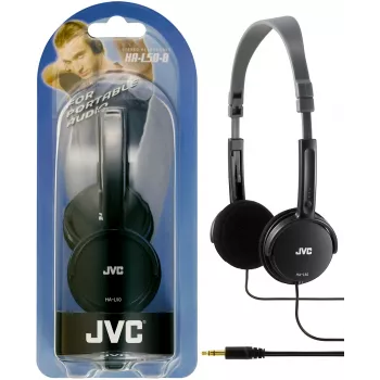 JVC HA-L50-B kõrvaklapid/peakomplekt Juhtmega ühendatud Peavõru Muusika Must
