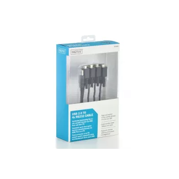 DIGITUS USB 2.0 To 4x Rs232 kaabel 1.5m