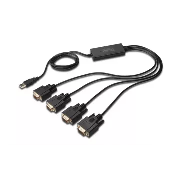 DIGITUS USB 2.0 To 4x Rs232 kaabel 1.5m