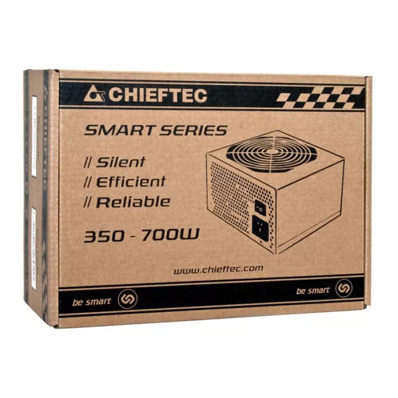 Chieftec Smart GPS-500A8 toiteplokk 500 W 20+4 pin ATX ATX Must