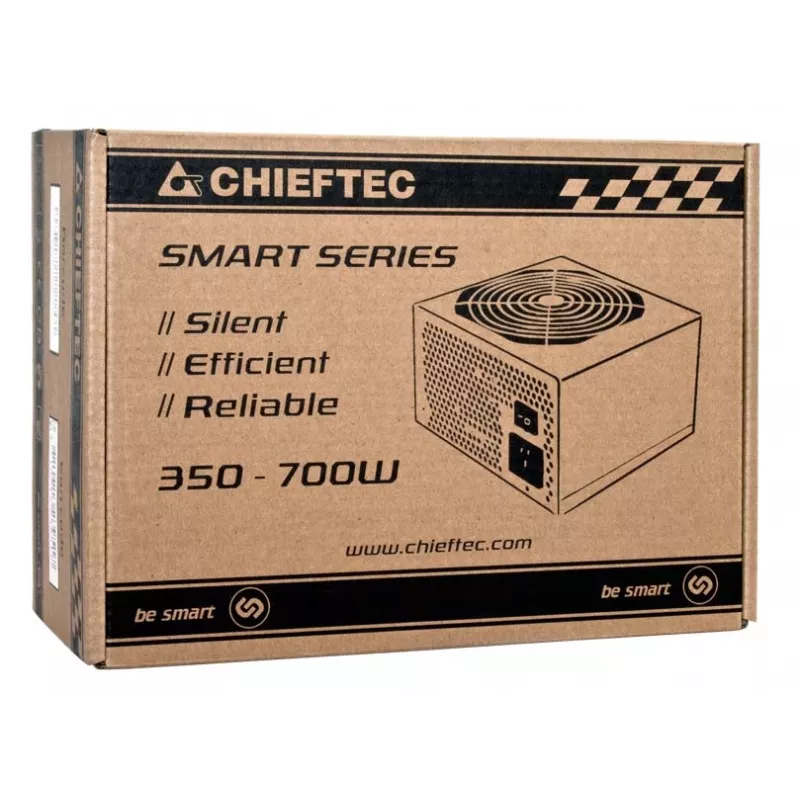 Chieftec Smart GPS-700A8 toiteplokk 700 W 20+4 pin ATX PS/2 Must