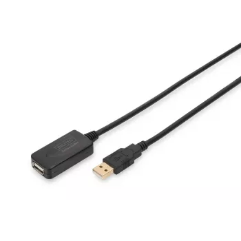 DIGITUS USB 2.0 repiiteri pikenduskaabel 5m