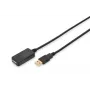 DIGITUS USB 2.0 repiiteri pikenduskaabel 5m
