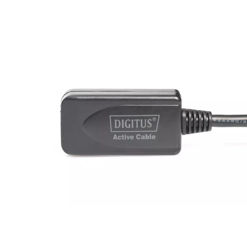 DIGITUS USB 2.0 repiiteri pikenduskaabel 5m
