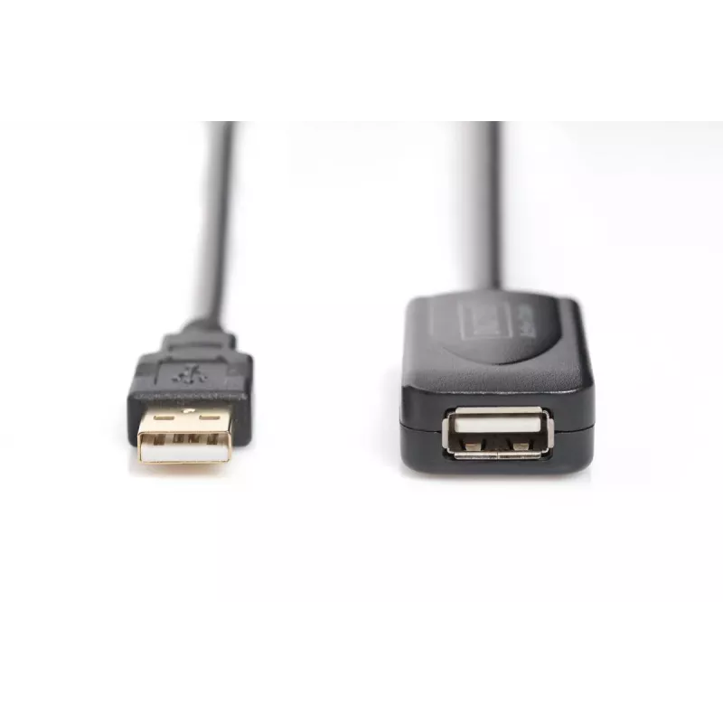 DIGITUS USB 2.0 repiiteri pikenduskaabel 5m