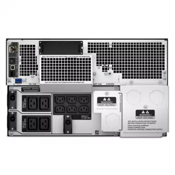 APC Smart-UPS On-Line SRT10KRMXLI - 10kW/VA, 6x C13 + 4x C19 + hardwire 1 faasi väljund, riiulisse paigaldatav, sisseehitatud NMC