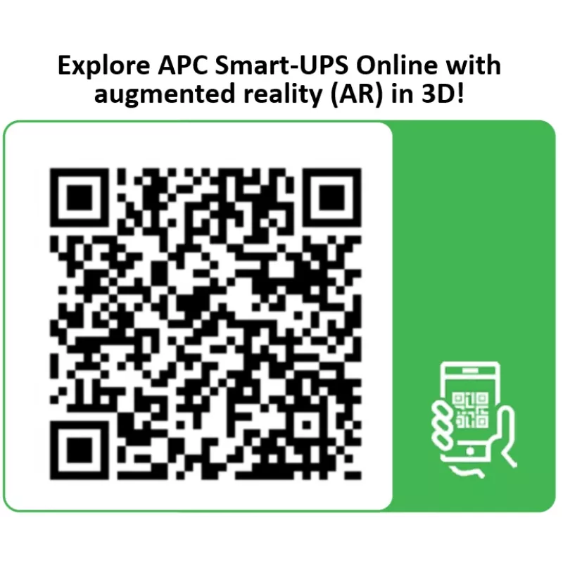 APC Smart-UPS On-Line SRT10KRMXLI - 10kW/VA, 6x C13 + 4x C19 + hardwire 1 faasi väljund, riiulisse paigaldatav, sisseehitatud NMC