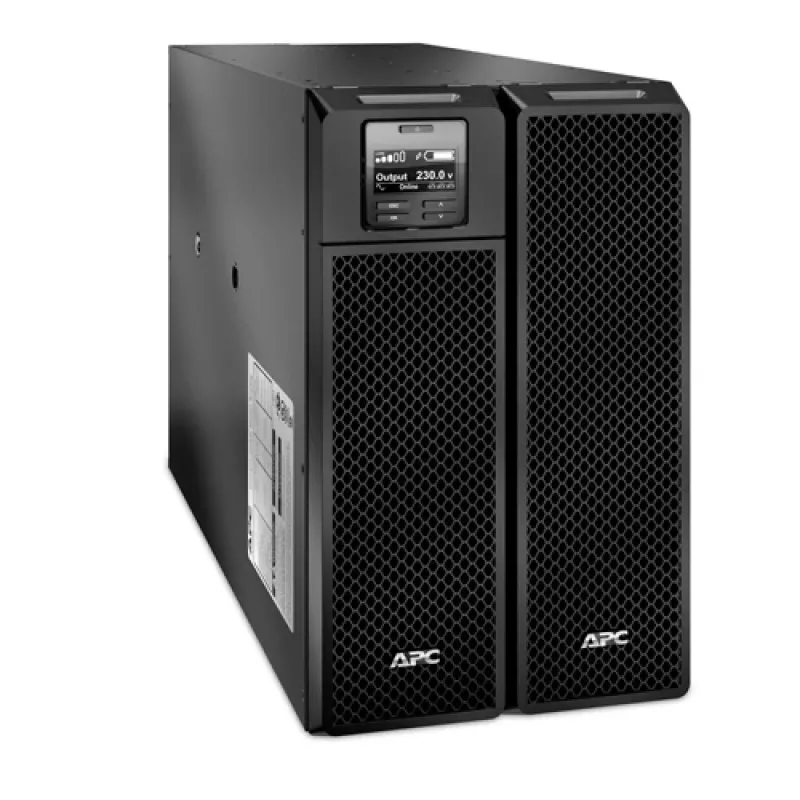APC Smart-UPS On-Line, 8kVA/8kW, Tower, 230V 3:1 ja 1:1, 6x C13+4x C19 IEC pistikupesa, võrgukaart+SmartSlot, pikendatud tööaeg, ilma siinikomplektita