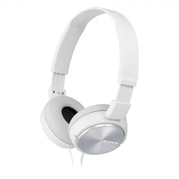 Sony MDR-ZX310AP, juhtmega, 10 - 24000 Hz, Kõned/muusika, 125 g, Peakomplekt, Valge