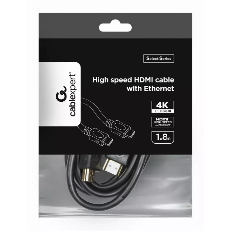 GEMBIRD High Speed HDMI kaabel with Ethernet - Select Series, 2.0m