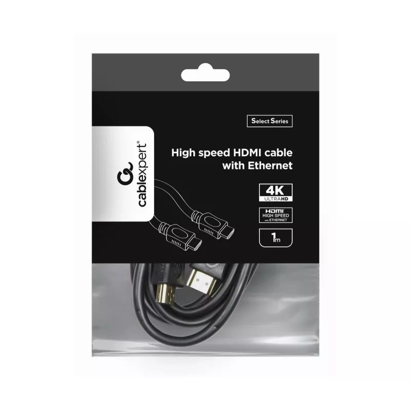 GEMBIRD High Speed HDMI kaabel with Ethernet - Select Series 1m
