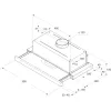 Whirlpool AKR 6390/1 IX Poolsisseehitatav (väljatõmmatav) Hõbedane 304 m³/h