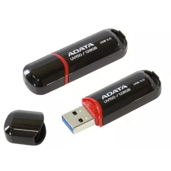 ADATA AUV150-128G-RBK USB-mälupulk 128 GB USB Type-A 3.2 Gen 1 (3.1 Gen 1) Must