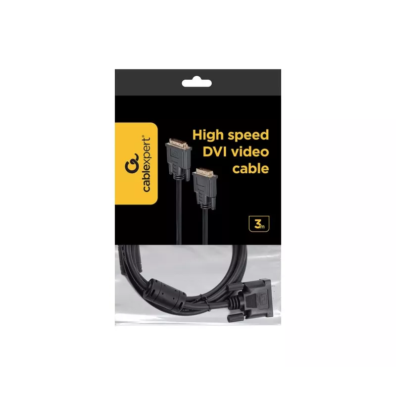 GEMBIRD DVI Video kaabel Dual Link kaabel 3m - Must