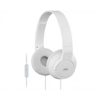JVC HA-SR185-W-E Kerged kõrvaklapid, juhtmega, 10–22000 Hz, kõned/muusika, 108 g, peakomplekt, valge