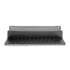 DIGITUS CAT6A Patch Panel, varjestatud, 12-pordiline sildiväli, 1U, 10-tolline raami kinnitus, must RAL 9005