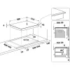 Whirlpool AKT 8130 BA must sisseehitatud keraamiline pliit 4 tsooni