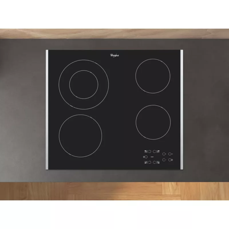 Whirlpool AKT 8130 BA must sisseehitatud keraamiline pliit 4 tsooni