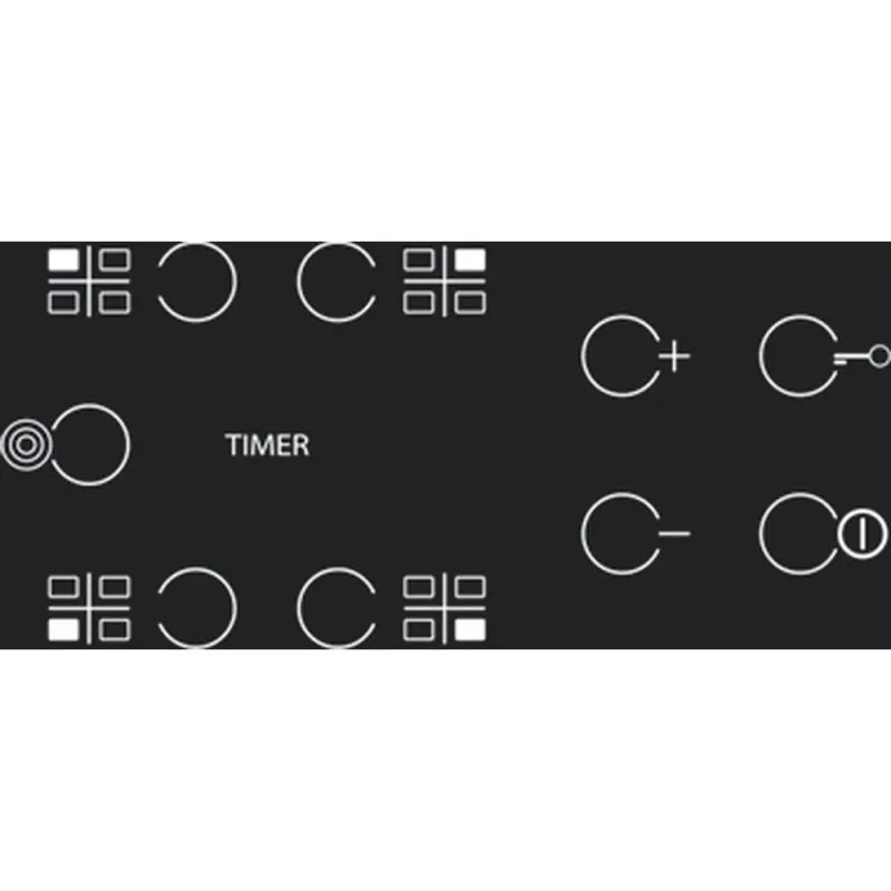 Whirlpool AKT 8130 BA must sisseehitatud keraamiline pliit 4 tsooni