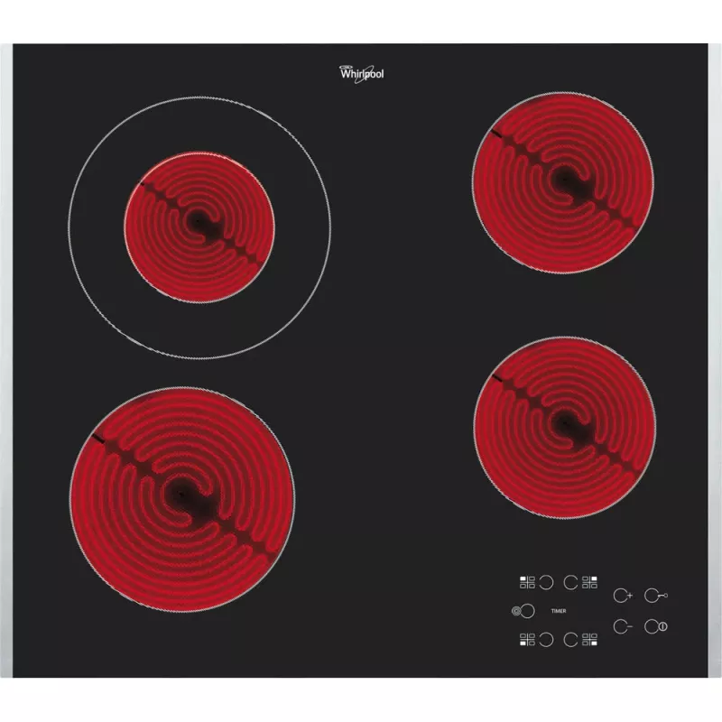 Whirlpool AKT 8130 BA must sisseehitatud keraamiline pliit 4 tsooni