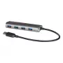 USB-hub i-tec Metal Superspeed USB 3.0 4-port hub 5000 Mbit/s hall