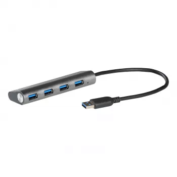 USB-hub i-tec Metal Superspeed USB 3.0 4-port hub 5000 Mbit/s hall