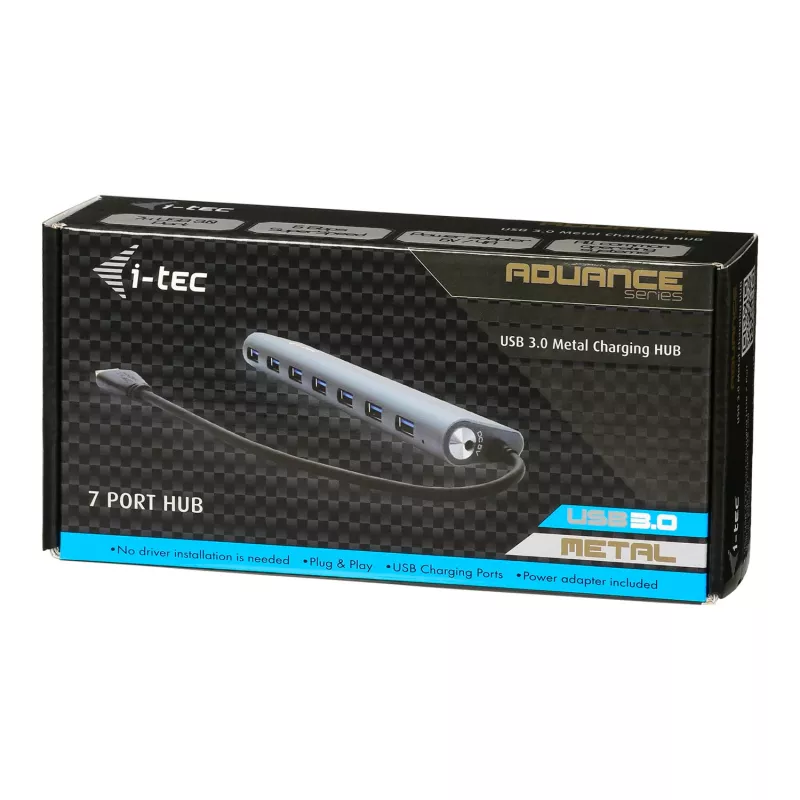 i-tec Metal Superspeed USB 3.0 7-pordiline jaotur