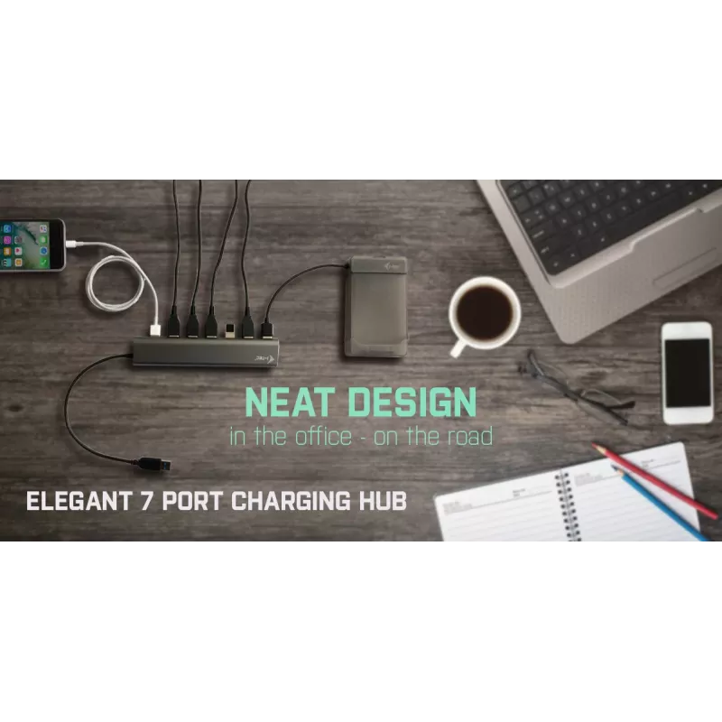 i-tec Metal Superspeed USB 3.0 7-pordiline jaotur