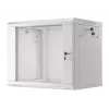 Seinale paigaldatav riiul LANBERG WF01-6409-10S, 9U, 19 tolli, 600×450 mm, 60 kg kandevõime, hall