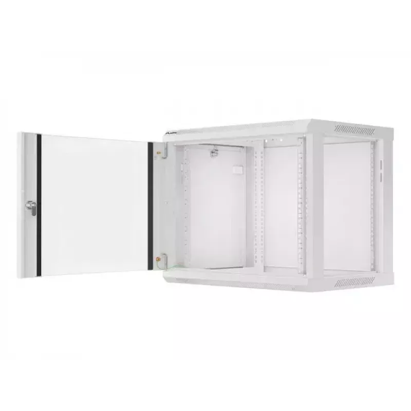 Seinale paigaldatav riiul LANBERG WF01-6409-10S, 9U, 19 tolli, 600×450 mm, 60 kg kandevõime, hall