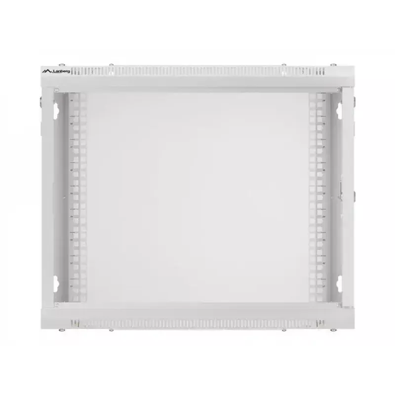 Seinale paigaldatav riiul LANBERG WF01-6409-10S, 9U, 19 tolli, 600×450 mm, 60 kg kandevõime, hall