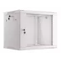 Seinale paigaldatav riiul LANBERG WF01-6409-10S, 9U, 19 tolli, 600×450 mm, 60 kg kandevõime, hall