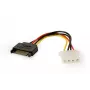 GEMBIRD SATA (isane) to Molex (emale) toitekaabel, 15 cm